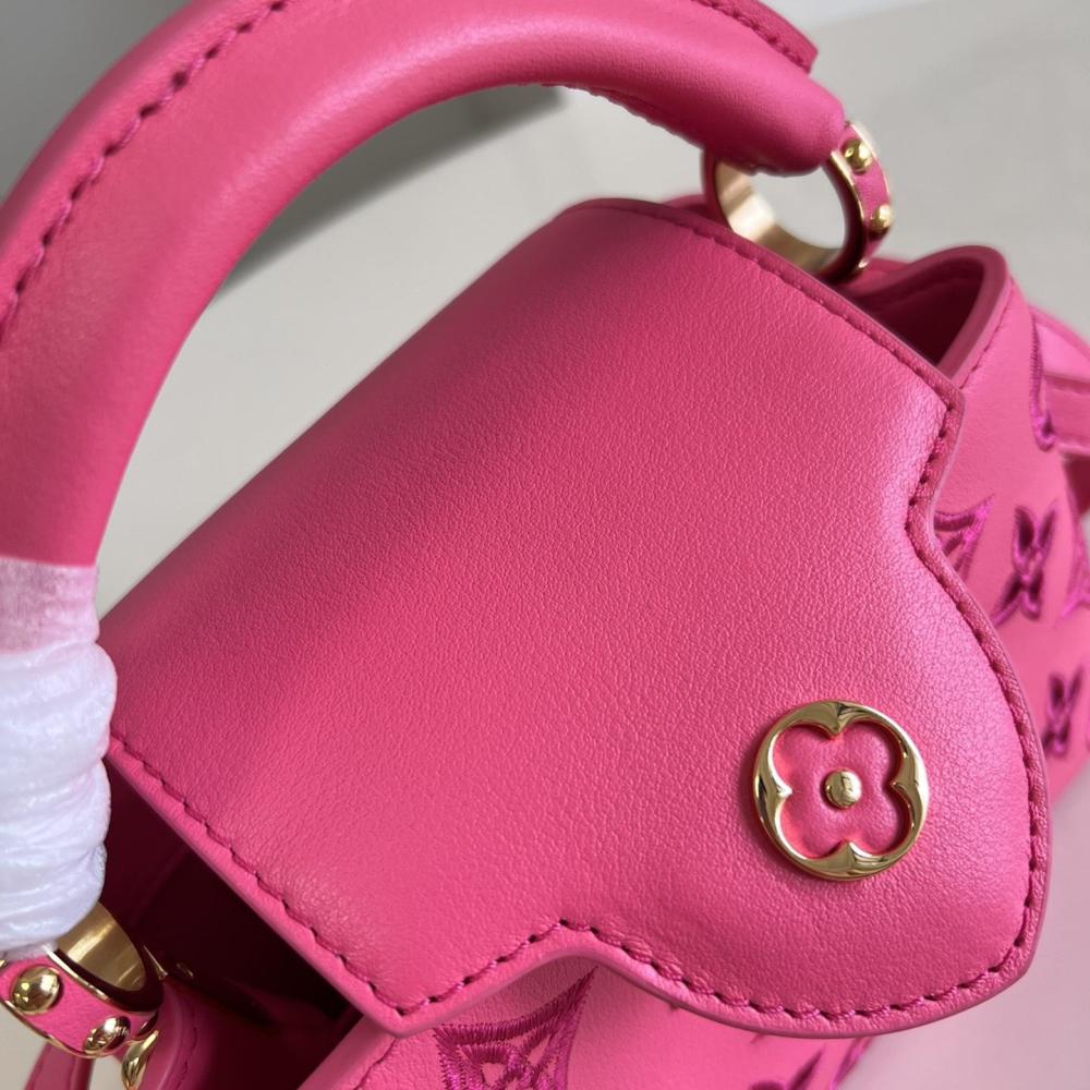 Capucines BB Nicolas LV Broderie Anglaise Monogram LV size 27x18x9