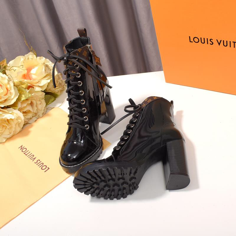 LV Martin boots uis Vu  lv粗跟靴