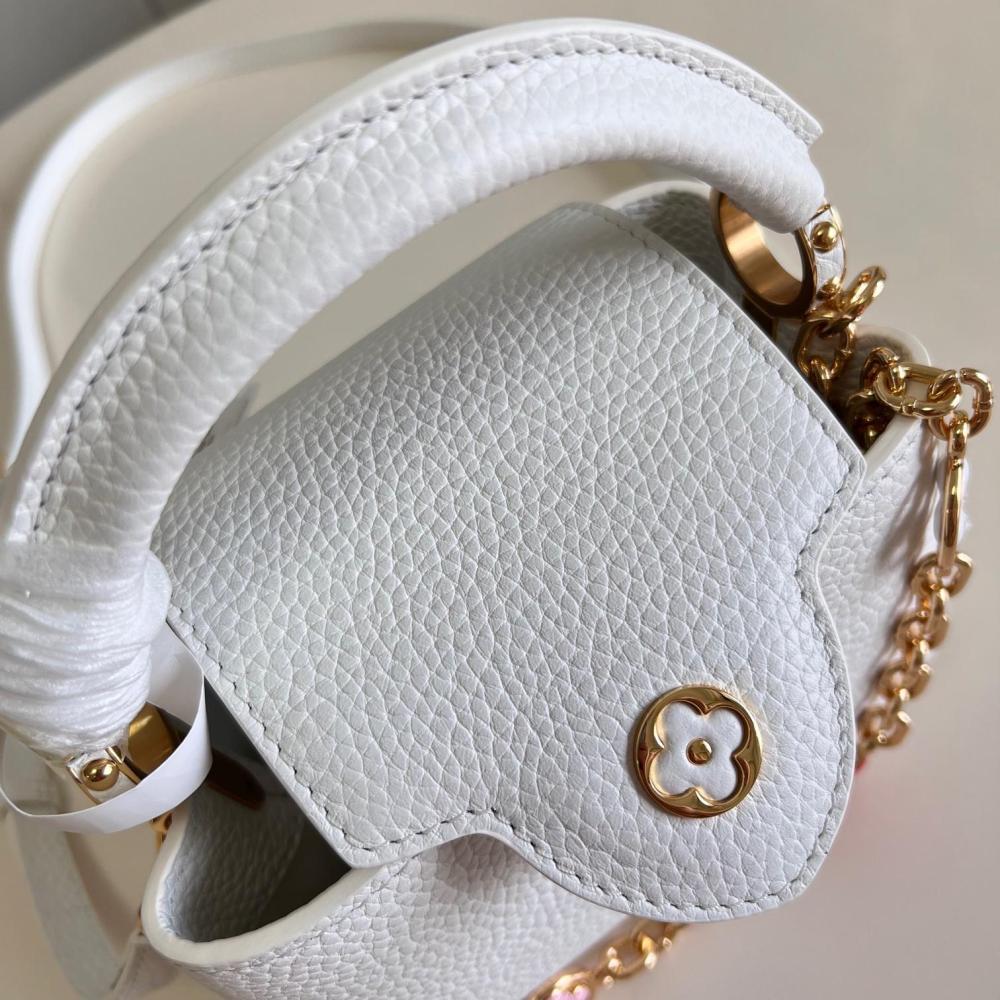 Capucines Taurillon Monogram size 27x18x9
