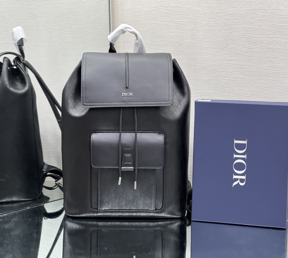 Dior man's Black backpacks