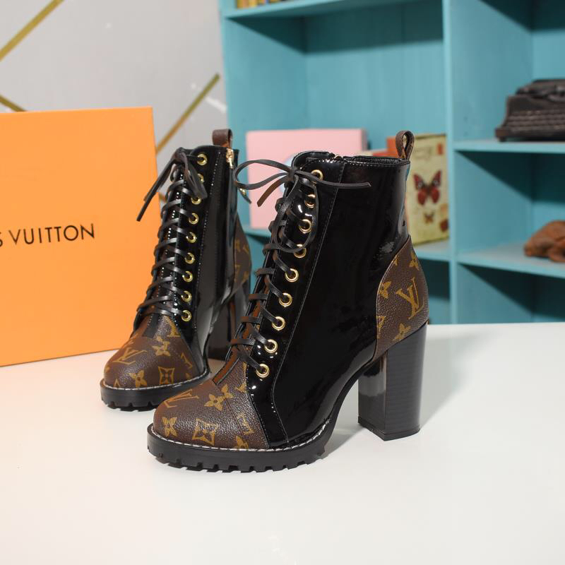 LV Martin boots uis Vu  lv粗跟靴