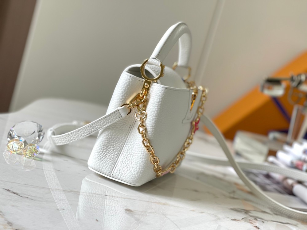 LV Capucines Mini M20845 white