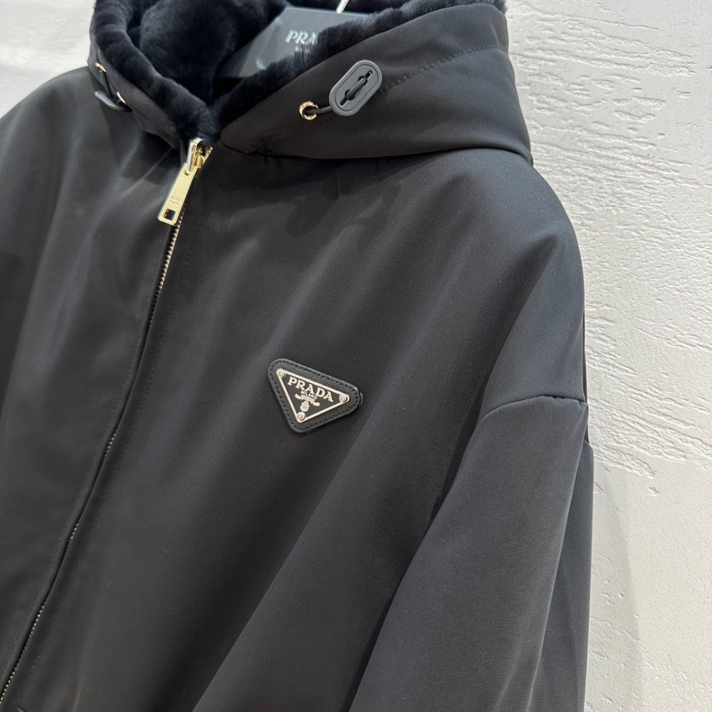 coat AAA top  leather clothing Prada普拉达 外套 原单狠货 皮衣