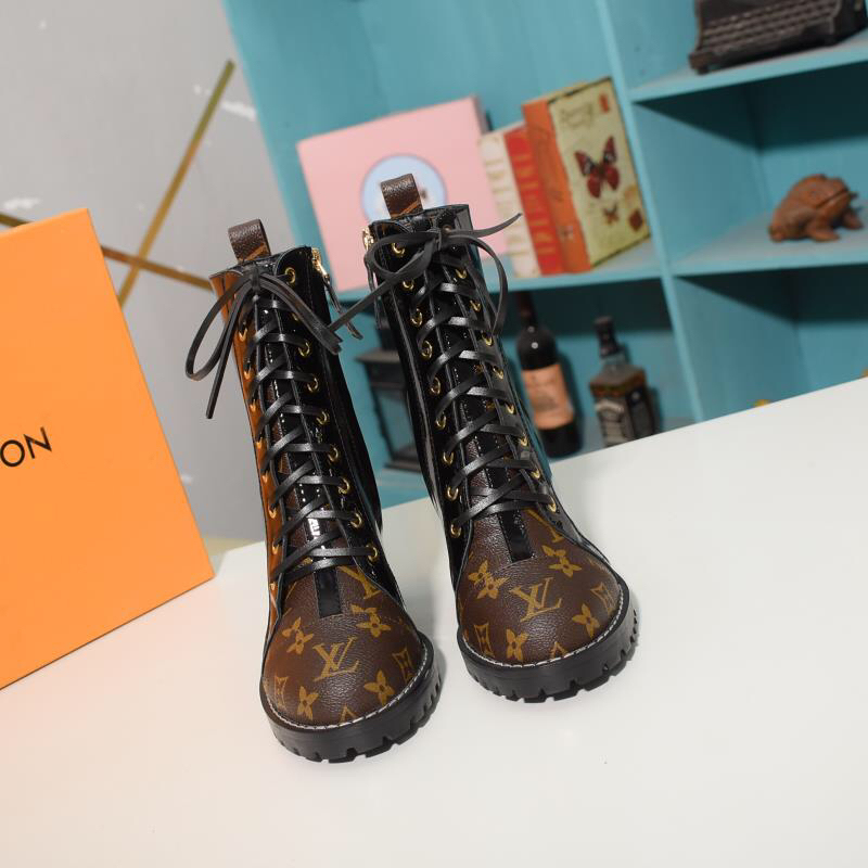 LV Martin boots uis Vu  lv粗跟靴