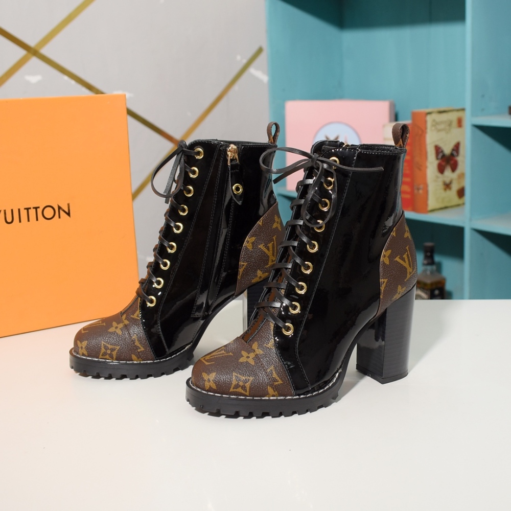 LV Martin boots uis Vu  lv粗跟靴