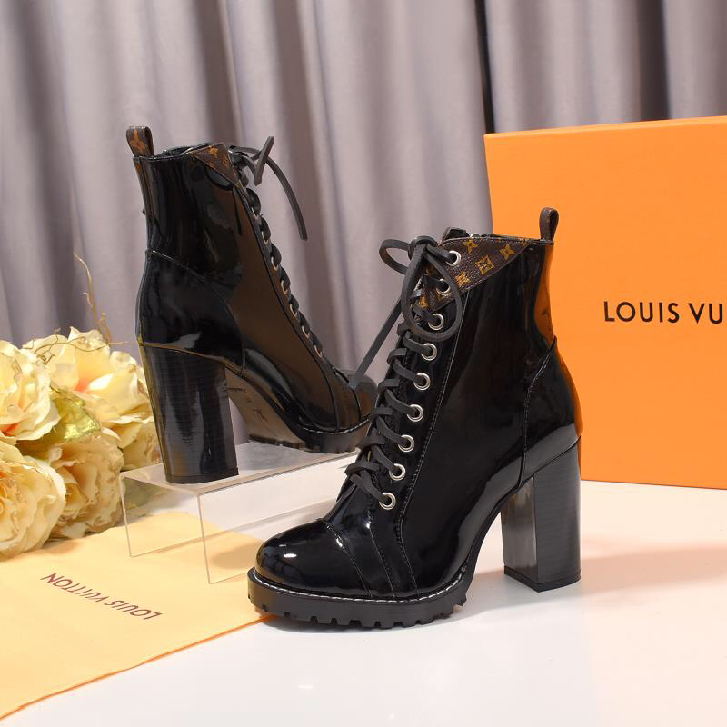 LV Martin boots uis Vu  lv粗跟靴