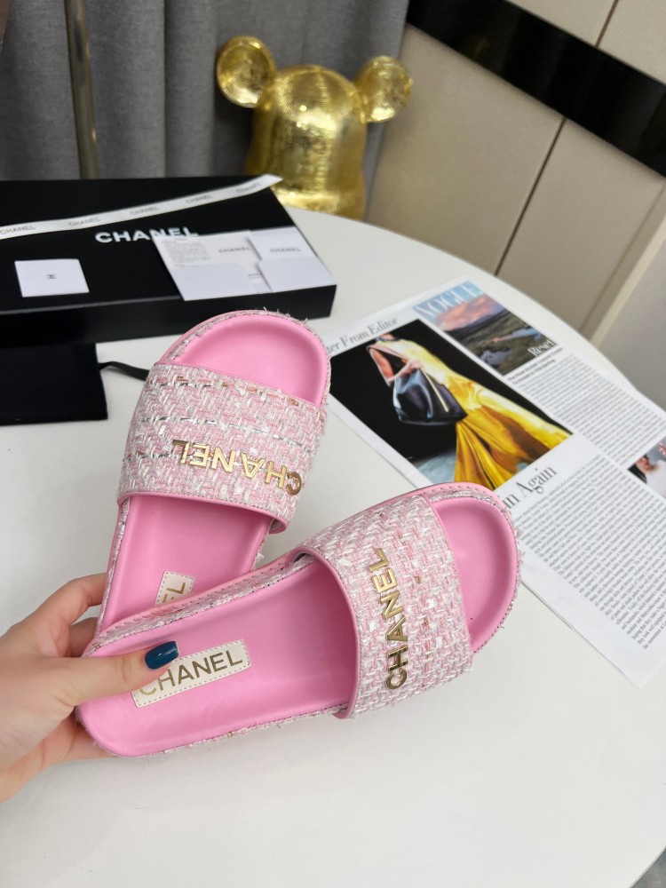 chanel slippers