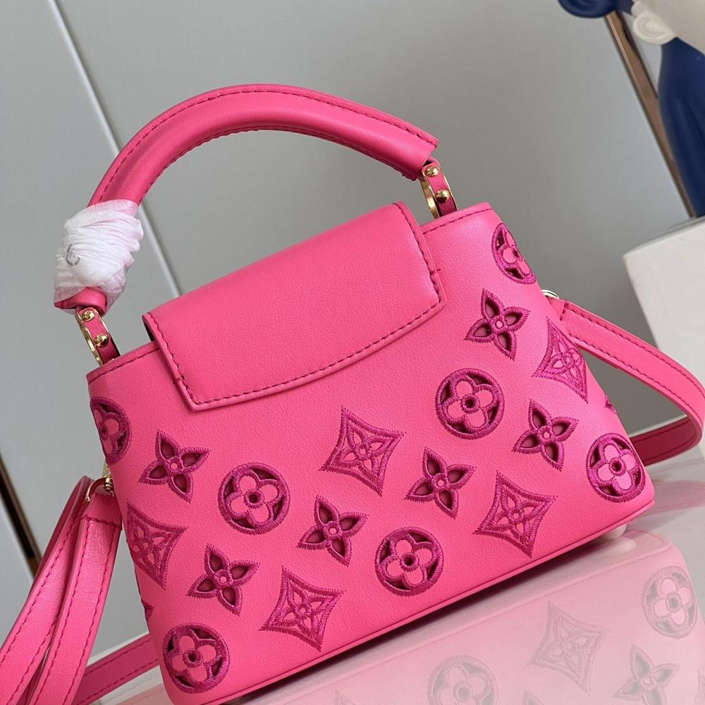Capucines BB Nicolas LV Broderie Anglaise Monogram LV size 27x18x9