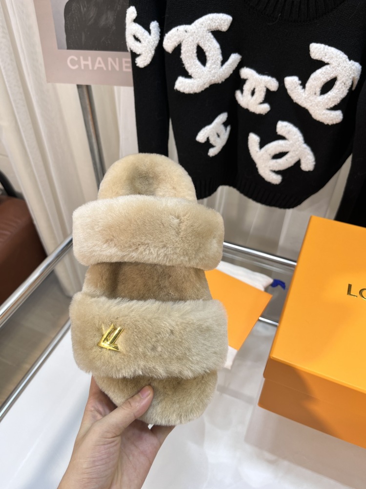 LV slippers LV  lv毛拖