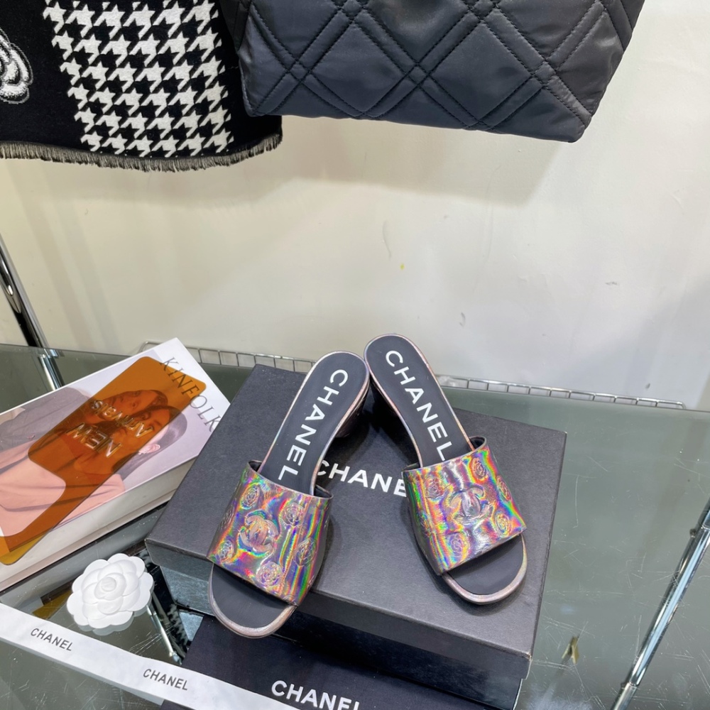 chanel slippers