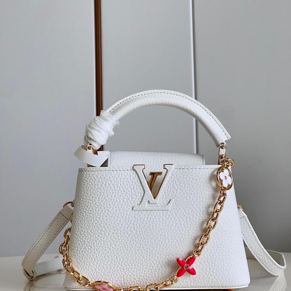 LV  CAPUCINES BB M22375 white