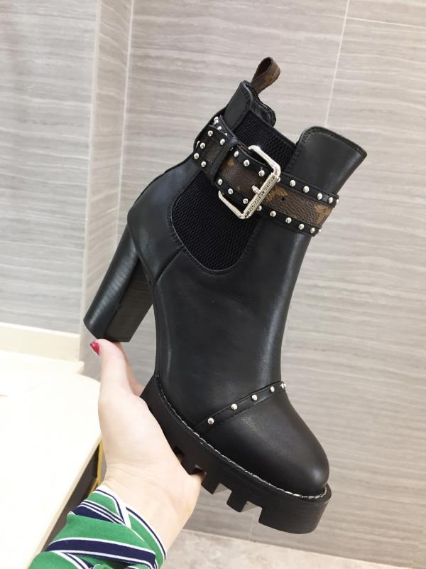 LV Martin boots uis Vu  lv粗跟靴