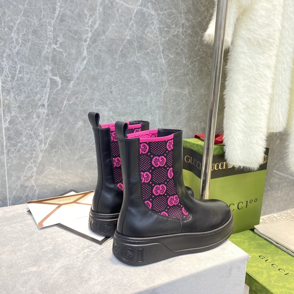 Gucci booties  gucci乐福靴