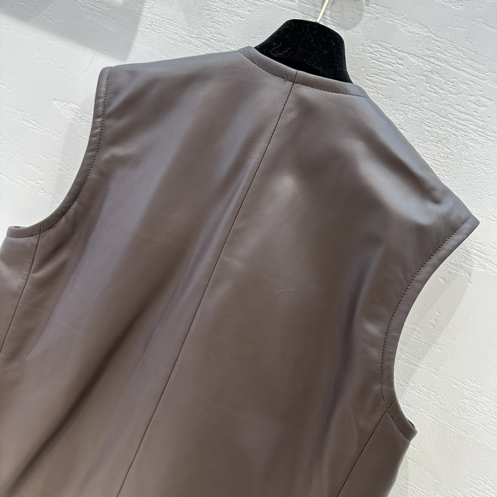 Vest AAA top  leather clothing BOTTEGA VENETA 葆蝶家 马甲 原单狠货 皮衣
