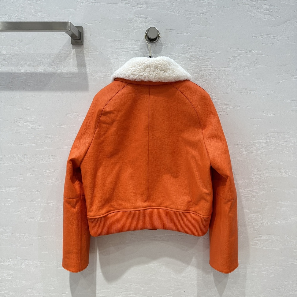 coat AAA top  leather clothing 外套 爱马仕Hermès 原单狠货 皮衣