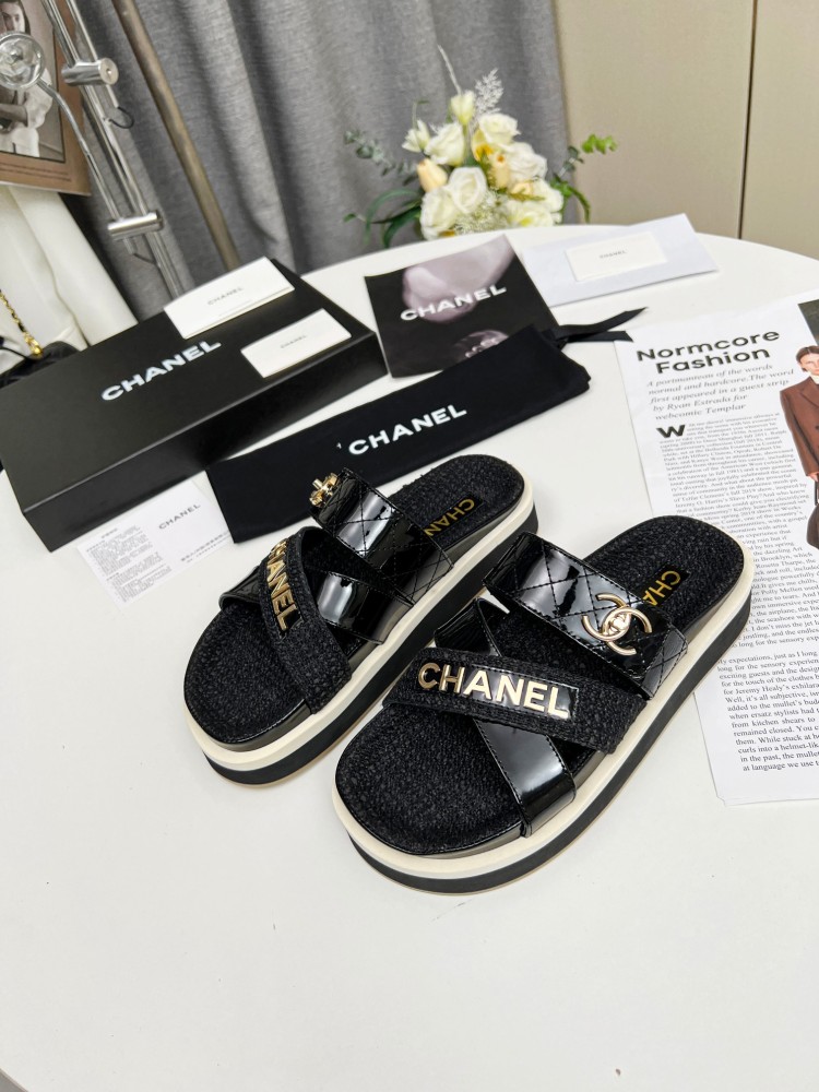 chanel  香奈儿拖鞋