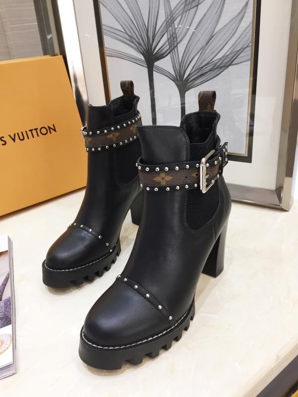 LV Martin boots uis Vu  lv粗跟靴