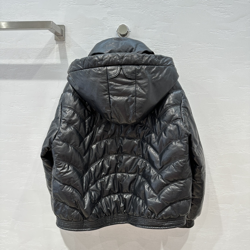 AAA top  leather clothing Down jacket/cotton jacket Prada普拉达 原单狠货 皮衣 羽绒服/棉服