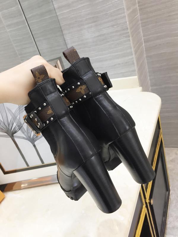 LV Martin boots uis Vu  lv粗跟靴