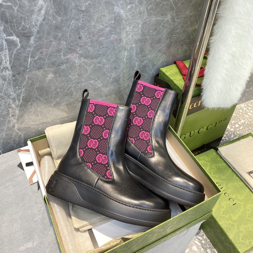Gucci booties  gucci乐福靴