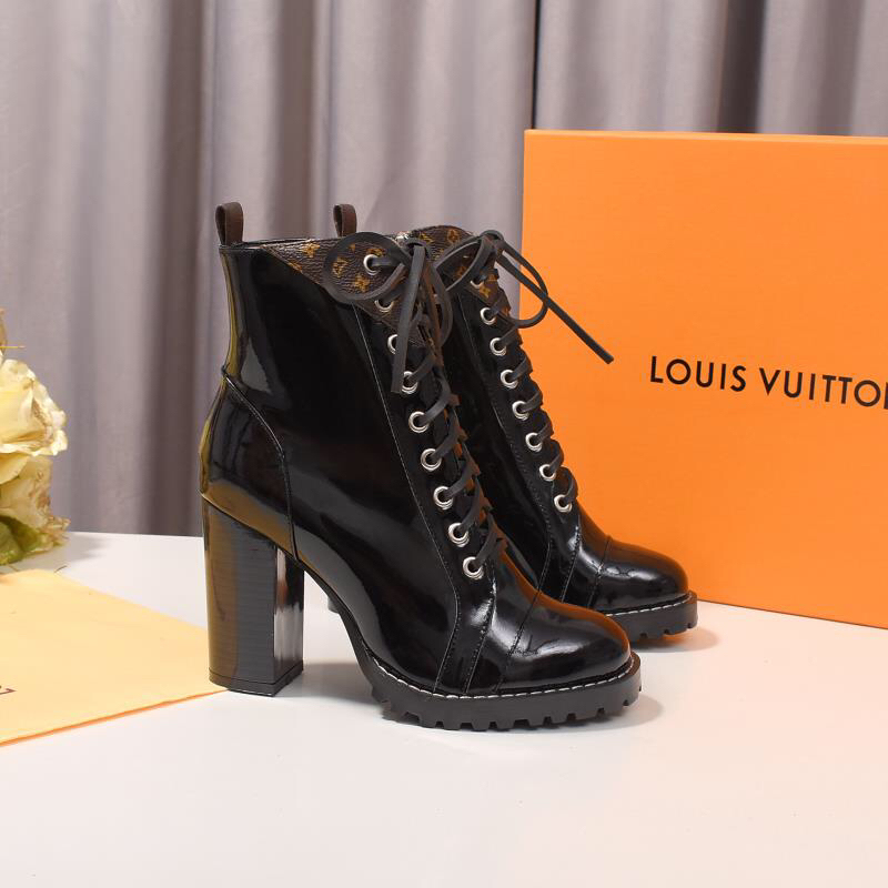 LV Martin boots uis Vu  lv粗跟靴