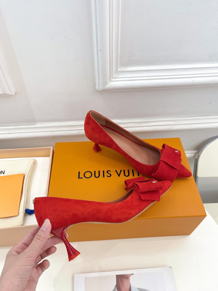 LV high heels LV  lv蝴蝶结款