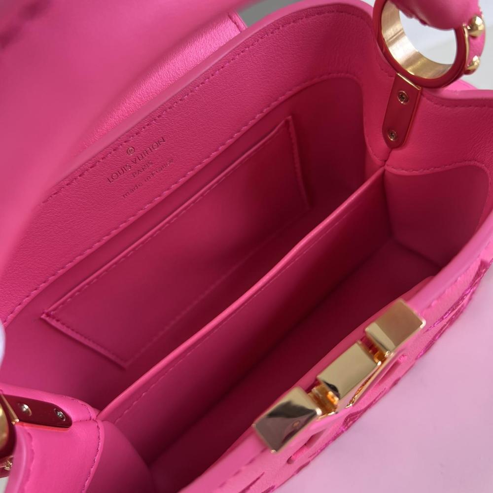 Capucines BB Nicolas LV Broderie Anglaise Monogram LV size 27x18x9