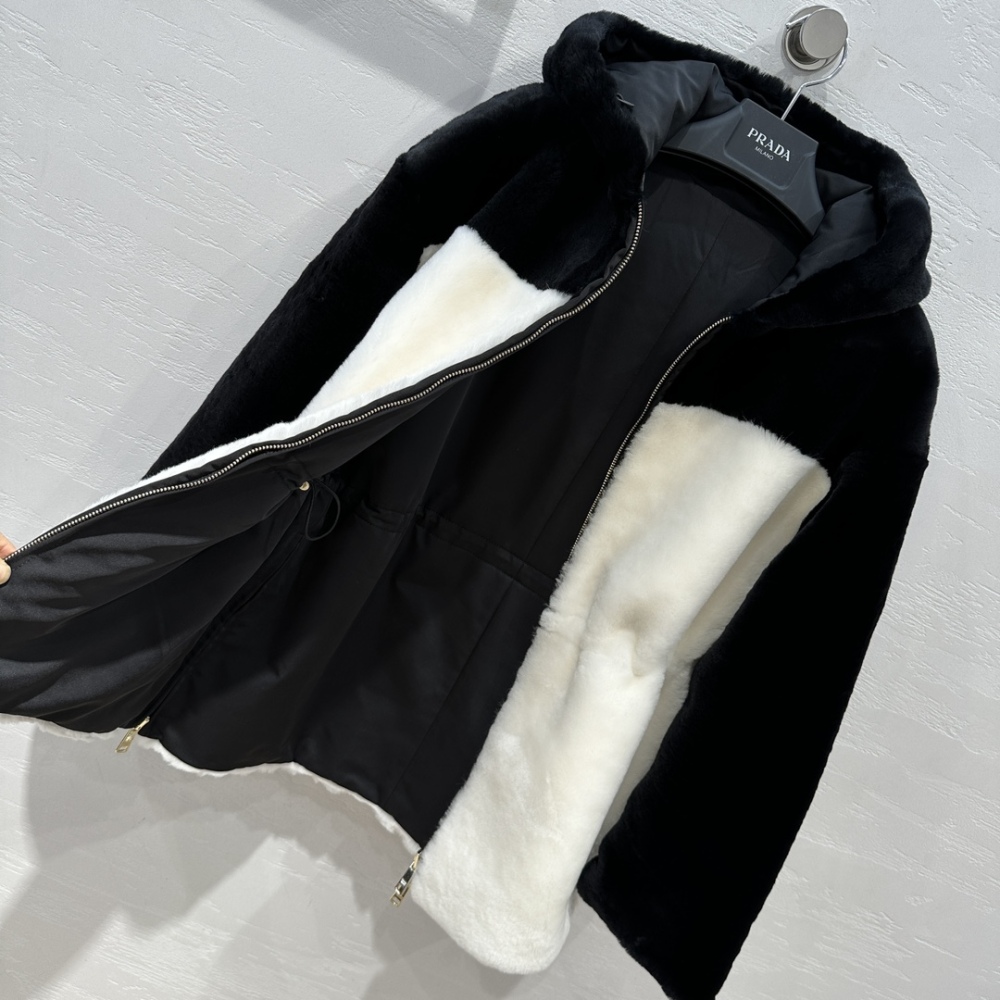 coat AAA top  leather clothing Prada普拉达 外套 原单狠货 皮衣