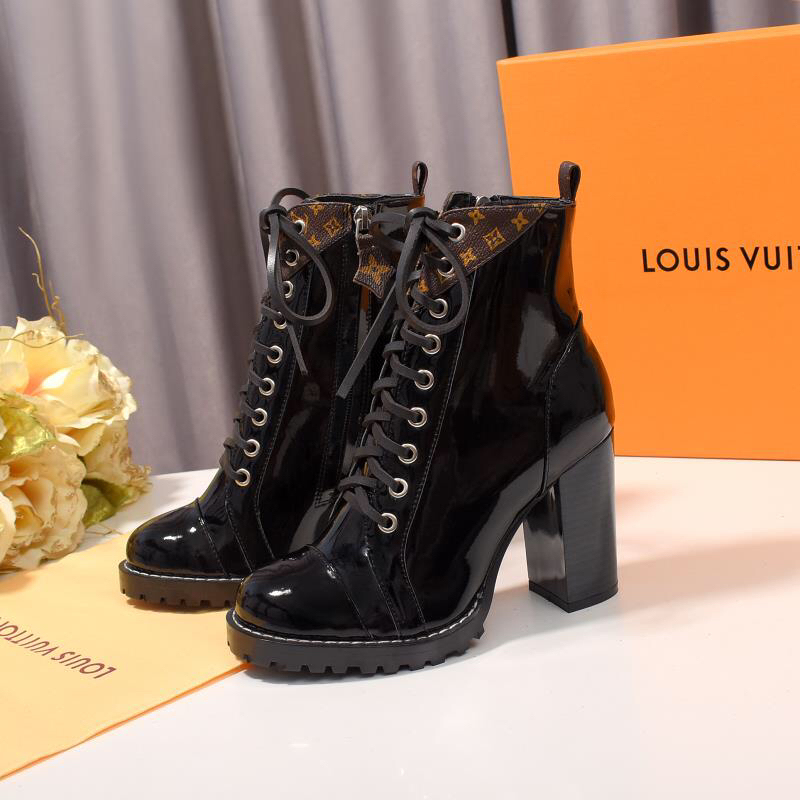 LV Martin boots uis Vu  lv粗跟靴