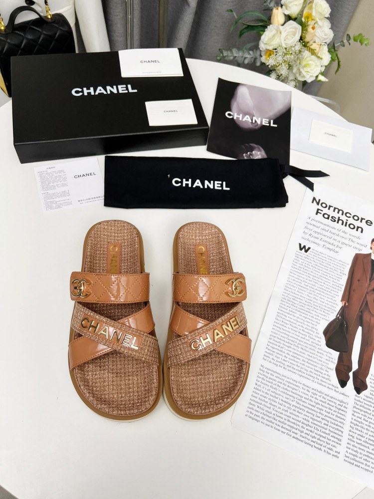 chanel slippers