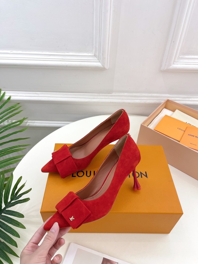 LV high heels LV  lv蝴蝶结款