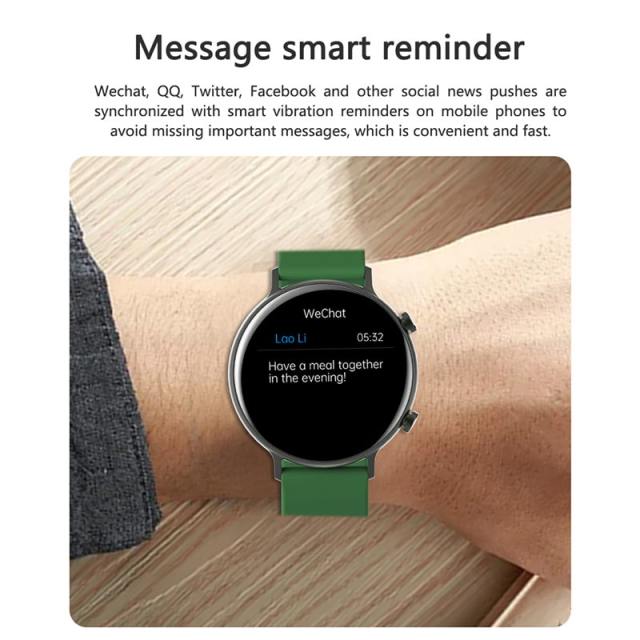 High Quality 1.28 inch Full Round Screen Sport Bluetooth Call /Dial ECG Oxygen SpeakerHealth Tracker for Women Men