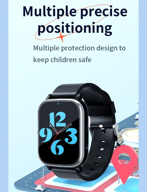 4G Video Call Smartwatch GPS+WiFi+LBS SOS Emergency Calling Blood Pressure Measurement Fitness Tracking smart watch for Elderly
