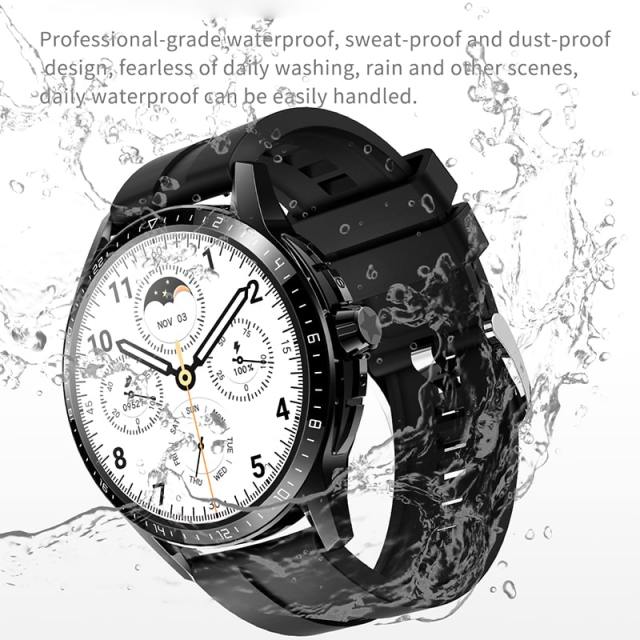 2023 Latest 1.47" Bluetooth Smart Watch Blood pressure / ECG measurement Bt Call Heart Rate Tracker IP67 Waterproof