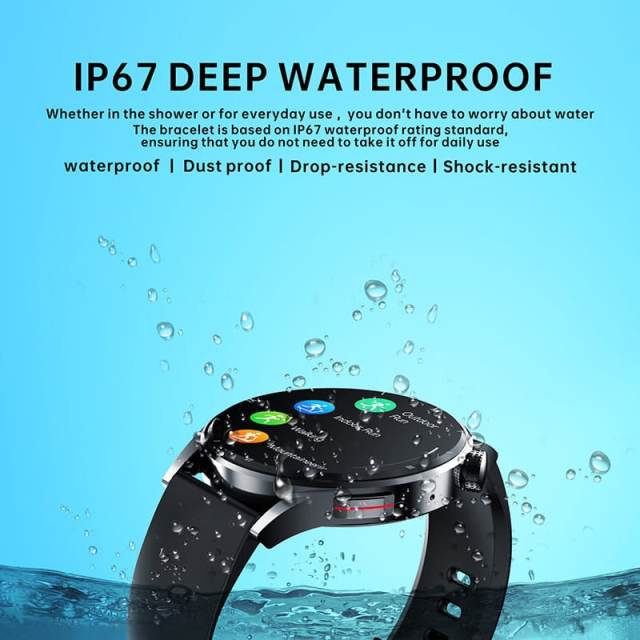 1.32 inch Bluetooth TFT Smart Watch, 360*360 Full Display Sport Fitness Tracker Men Women