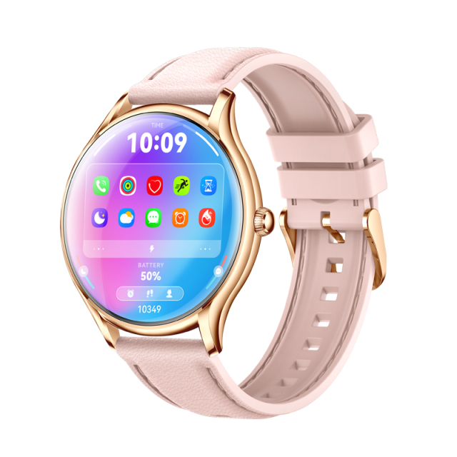 PeakSmart New Dynamic UI Dial Smart Watch Healthcare Monitor FIitness Tracker for Android&IOS Sport Watch 1.43" Amoled