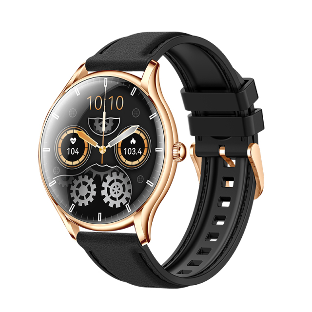 PeakSmart New Dynamic UI Dial Smart Watch Healthcare Monitor FIitness Tracker for Android&IOS Sport Watch 1.43" Amoled