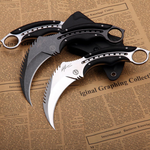 Talon sharp durable Wolf claw knife outdoor camping survival claw knife