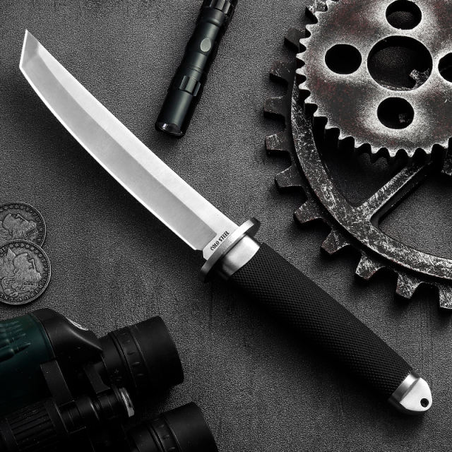 Outdoor high hardness camping Japanese style straight knife camping mountaineering knife wild survival self-defense knife