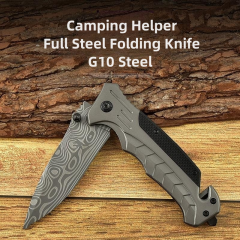 G10 Full Steel Outdoor Steel Grain Folding Knife