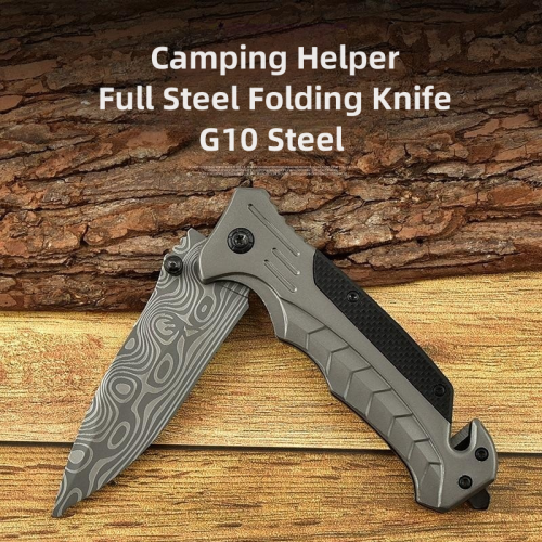 G10 Full Steel Outdoor Steel Grain Folding Knife