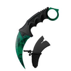 CS GO game style colorful camping survival eagle karambit knife