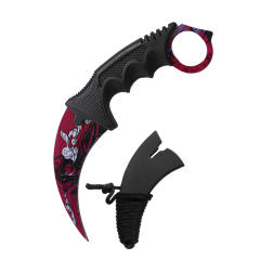 CS GO game style colorful camping survival eagle claw knife