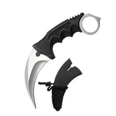 CS GO game style colorful camping survival eagle karambit knife