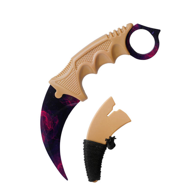 CS GO game style colorful camping survival eagle claw knife