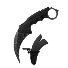 CS GO game style colorful camping survival eagle karambit knife