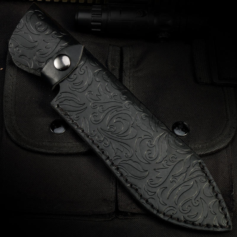 WILLOW INK M390 keel integrated sandalwood handle outdoor knife