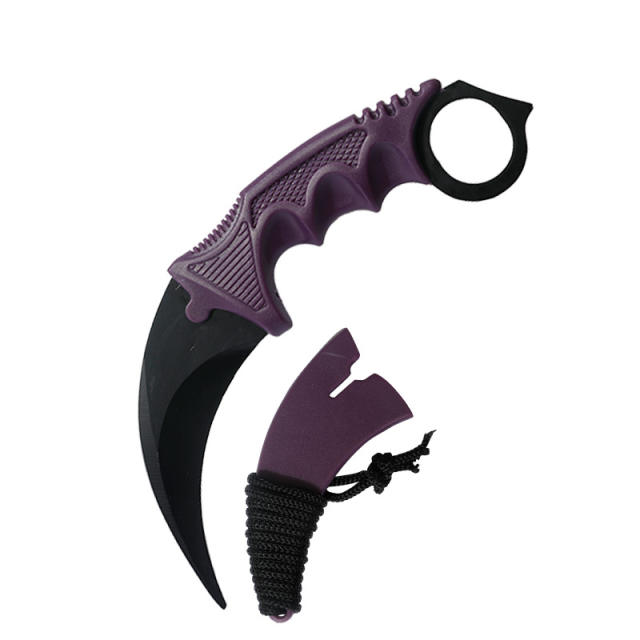 CS GO game style colorful camping survival eagle claw knife