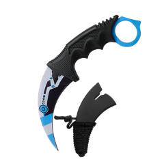 CS GO game style colorful camping survival eagle claw knife