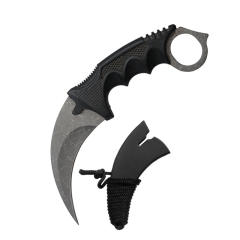 CS GO game style colorful camping survival eagle karambit knife